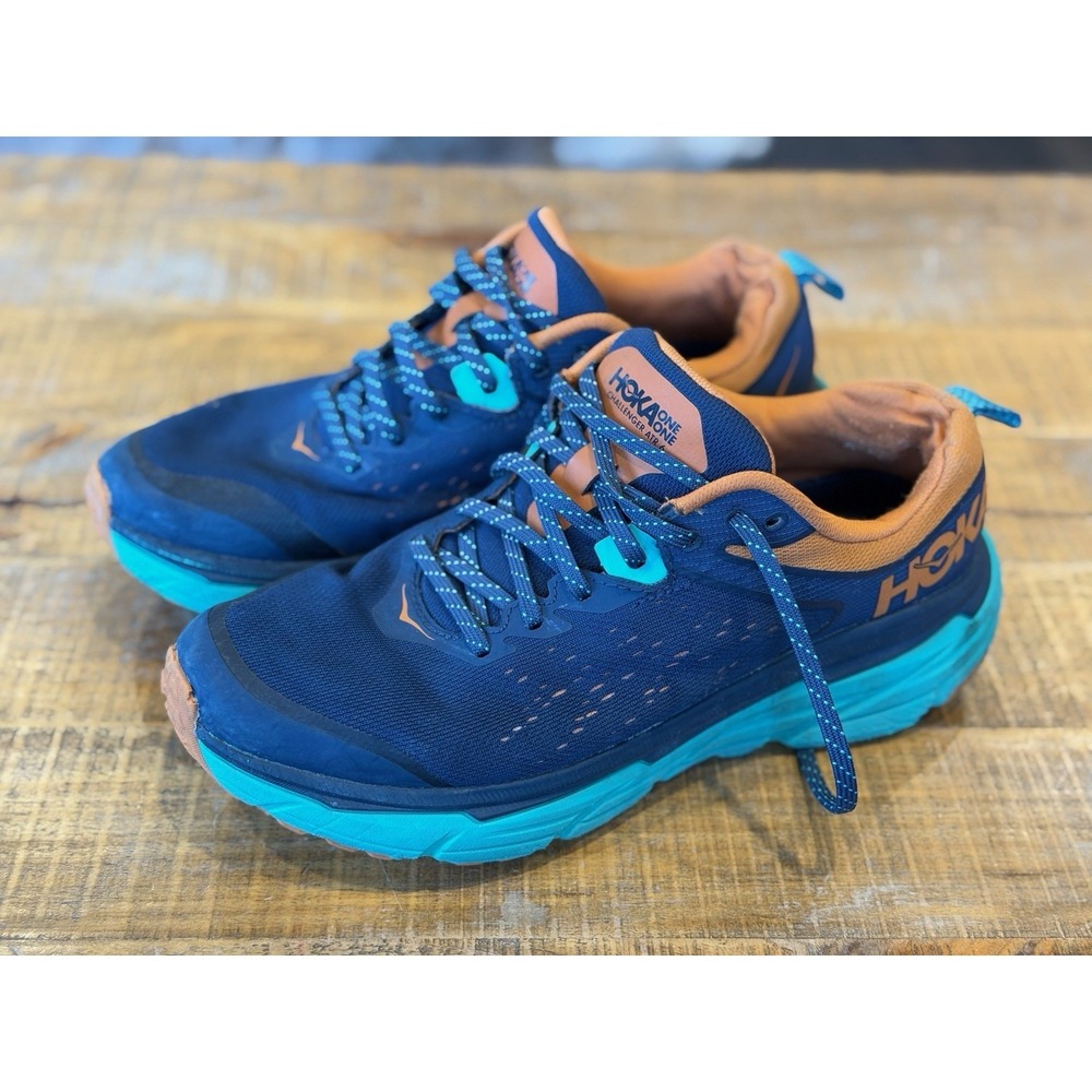 HOKA‎ One One Challenger ATR 6 Running Shoes Outer Space Atlantis Mens 8.5D